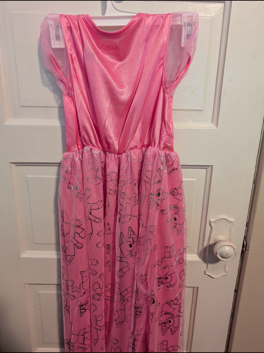 Disney Pink Bluey Character Girls Nightgown - Picture 4 of 5